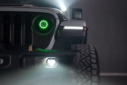 Morimoto 4Banger Fog Light Kit: 18+ JL/JT (NCS / Wide / White / Set)