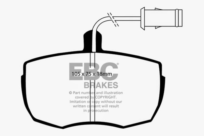 EBC GreenStuff Front Brake Pads - DP6622 EBC