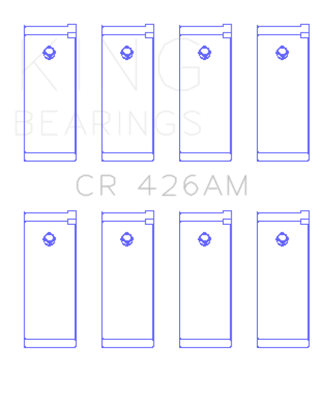 King Engine Bearings Datsun E13/E15/(Size +1.0mm) Connecting Rod Bearing Set