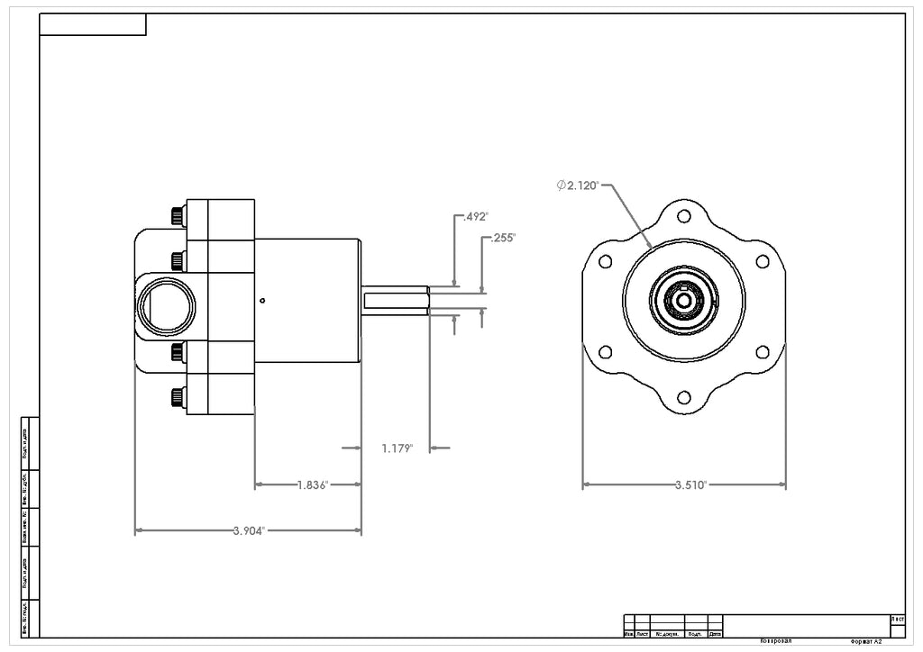 Aeromotive Billet Belt Drive Fuel Pump P/N 11105