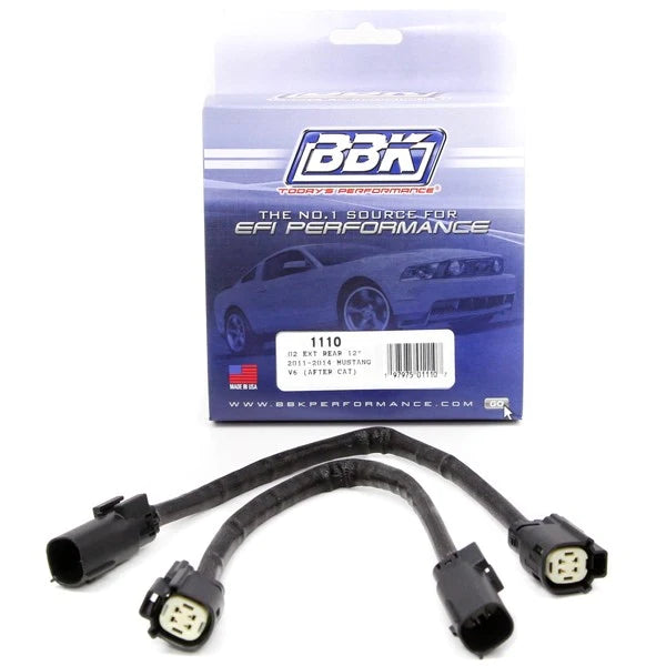 BBK Ford Mustang GT V6 Rear O2 Extensions 12 Inch 11-17 BBK