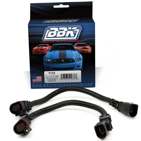 BBK Ford Mustang 5.0L Front O2 Extensions 12 Inch 11-14 BBK