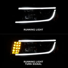 Load image into Gallery viewer, ANZO JEEP GRAND CHEROKEE 14-16 PROJECTOR HEADLIGHTS PLANK STYLE BLACK (FOR HALOGEN MODELS ONLY) - 111329