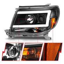 Load image into Gallery viewer, ANZO TOYOTA TACOMA 05-11 PROJECTOR C BAR HEADLIGHTS BLACK - 111517 ANZO