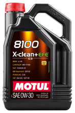 Load image into Gallery viewer, Motul 1L Synthetic Engine Oil 8100 X-Clean + EFE 0W30