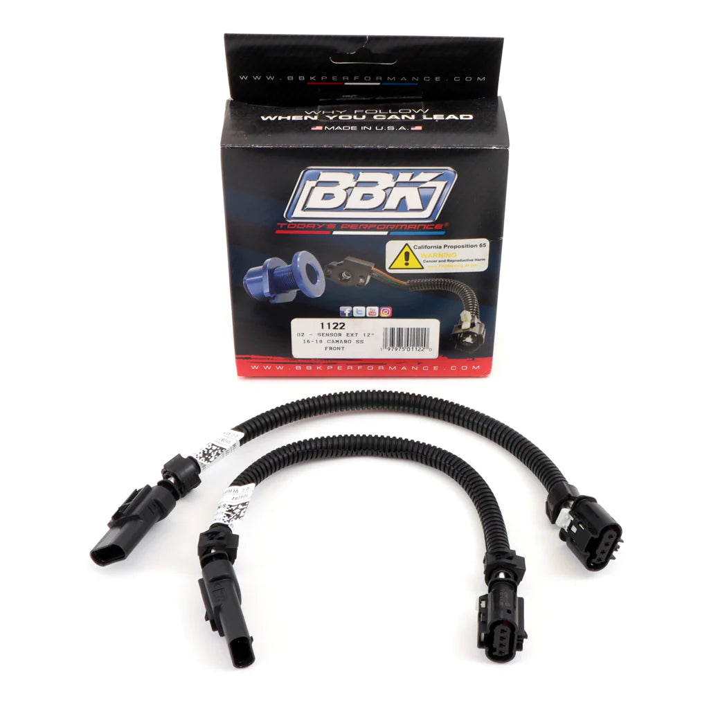 BBK Chevrolet Camaro 6.2 O2 Sensor Extensions Front Harness Kit Manual Trans 16-23 BBK