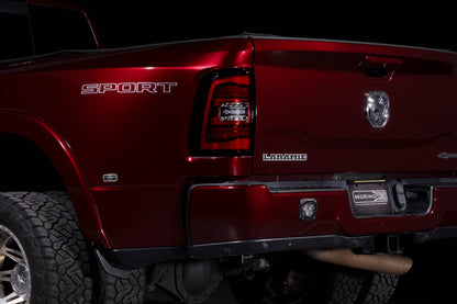 XB LED Tail Lights: Ram HD (19+ / Red Lens / Set)