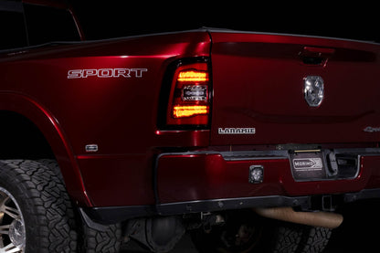 XB LED Tail Lights: Ram HD (19+ / Red Lens / Set)