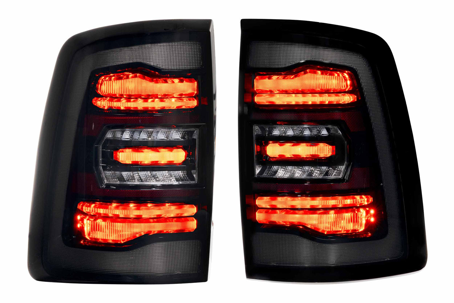 XB LED Tail Lights: Ram HD (19+ / Smoked Lens / Set)