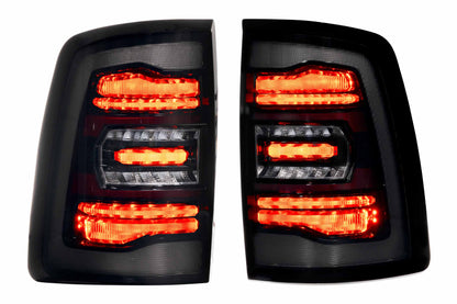 XB LED Tail Lights: Ram HD (19+ / Smoked Lens / Set)