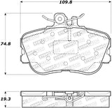 StopTech Premium Ceramic Brake Pads - 308.06450