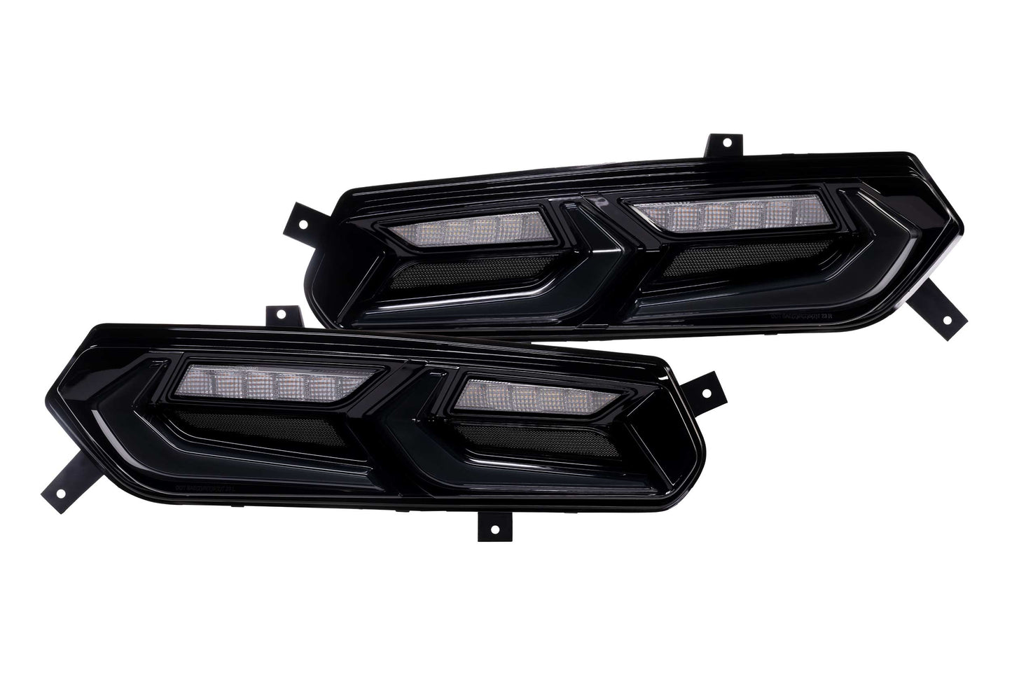 XB LED Tail Lights: Corvette C7 (14-19 / Smoked Lens Facelift / Set)