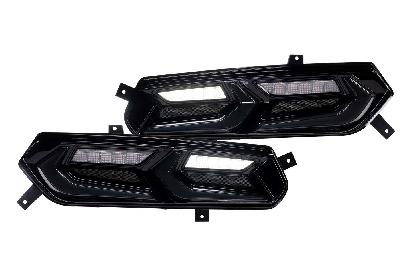 XB LED Tail Lights: Corvette C7 (14-19 / Smoked Lens Facelift / Set)