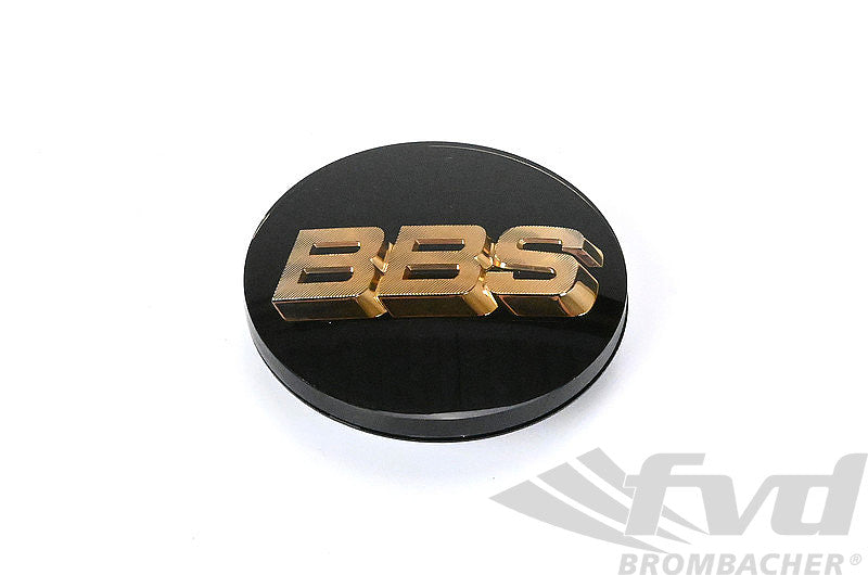 BBS Center Cap 70.6mm Black/Gold - 3D