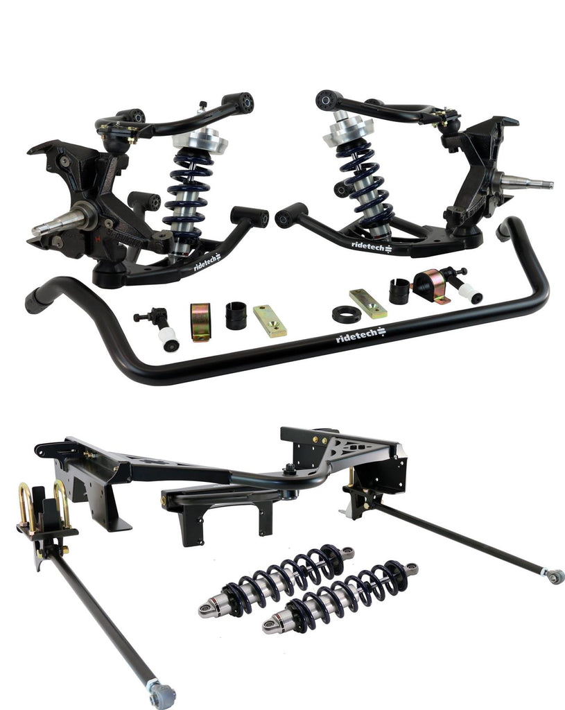 Ridetech 88-98 Chevy C1500 2WD CoilOver Suspension System w/ LD Drop Spindles