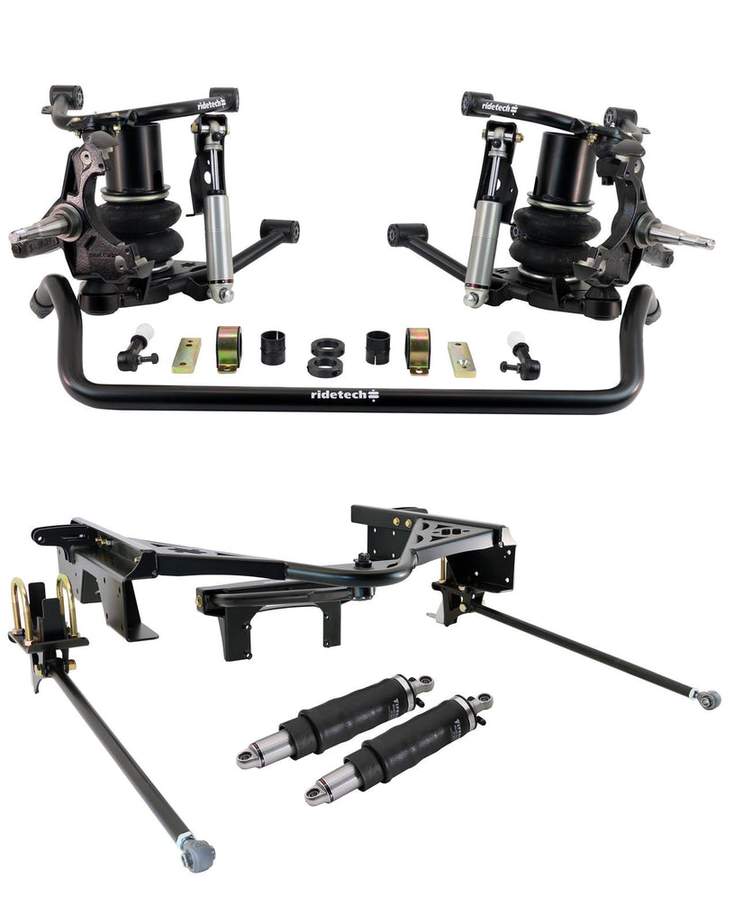 Ridetech 88-98 Chevy C1500 2WD Air Suspension System w/ HD Drop Spindles