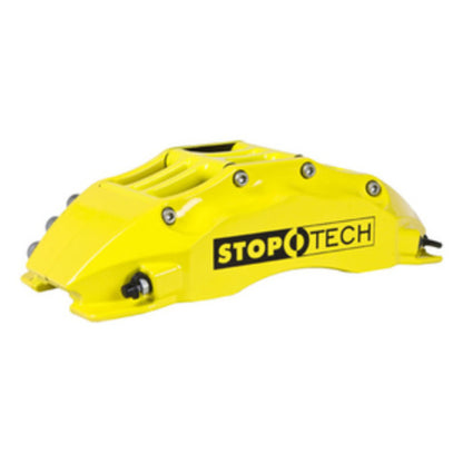 StopTech 08-13 BMW M3/11-12 1M Coupe Front BBK w/ Yellow ST-60 Calipers Slotted 380x35mm Rotor Stoptech