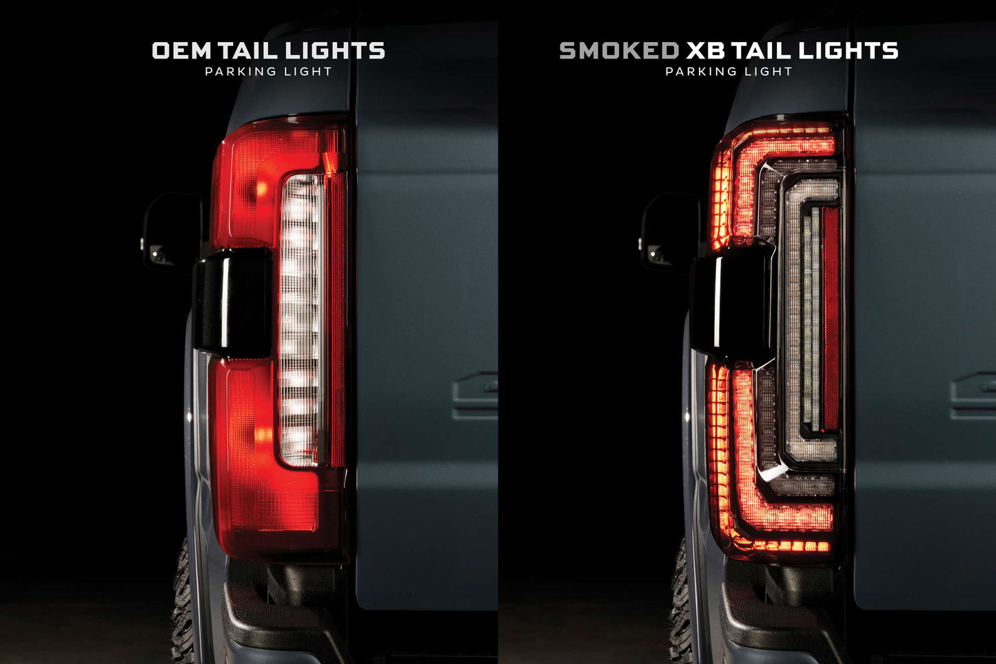Morimoto XB LED Tail Lights (Smoked) – 2023+ Ford Super Duty - LF352