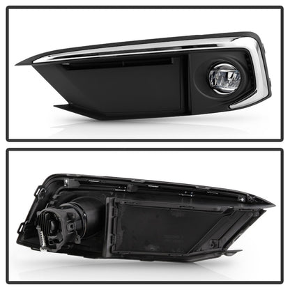 Spyder Honda Civic 2019+ OEM LED Fog Lights w/ OEM switch - Clear FL-HC2019-LED-C SPYDER
