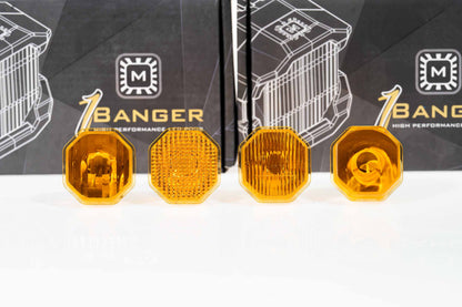 Lens Only: 1Banger (Yellow / Flood / Each)