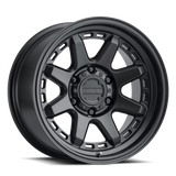 Raceline 947B Scout 16x8in / 5x139.7 BP / 0mm Offset / 106.5mm Bore - Satin Black Wheel