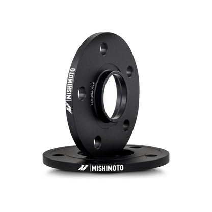 Mishimoto Wheel Spacers - 5x120 - 64.1 CB - M14 x1.5 - 10mm - BK Mishimoto