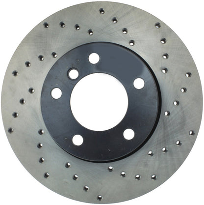 StopTech 08-10 BMW 128i Cross Drilled Left Front Rotor Stoptech