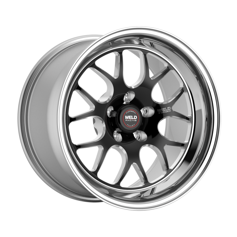 Weld S77 15x7 / 5x4.5 BP / 4.5in. BS Black Wheel (Med Pad) - Non-Beadlock
