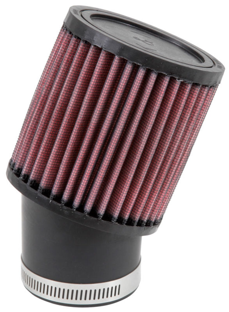 K&N Filter Universal Rubber Round Straight Filter 20 Deg Angled 2-7/16in Flange 3-3/4in OD 4in H K&N Engineering