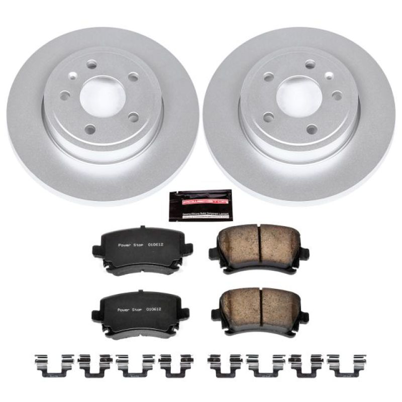 Power Stop 05-09 Audi A4 Rear Z23 Evolution Sport Coated Brake Kit PowerStop