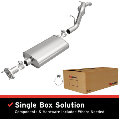 MagnaFlow BRExhaust Series 116-0002 Direct-Fit Exhaust System for 1997–2006 Jeep Wrangler