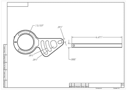 Mounting Bracket 6-Series Belt Pump P/N: 11705