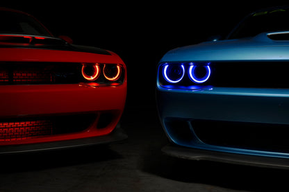 XRGB LED Headlights: Dodge Challenger (15-23 / RGB / Set)