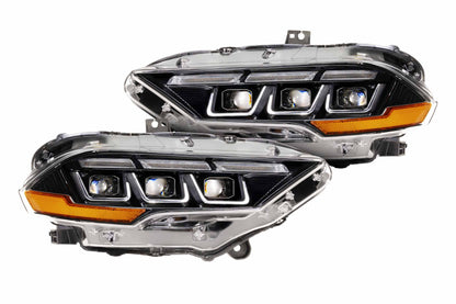 XB LED Headlights: 18-23 Ford Mustang (Gen II / Set)