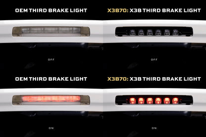 X3B LED Third Brake Light: Toyota 4Runner (10-24 / Clear Lens)
