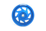 Perrin 19-21 Subaru WRX / 16-18 Forester Lightweight Crank Pulley (FA/FB Engines w/Large Hub) - Blue