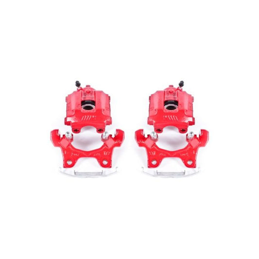 Power Stop 95-99 BMW M3 Rear Red Calipers w/Brackets - Pair PowerStop