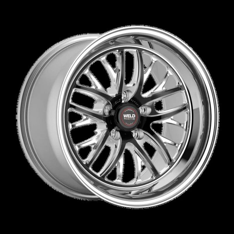 Weld S82 20X10.0 S82 5X115 4.8BS(-18mm offset) BLACK 3.18 ID Extra High Pad