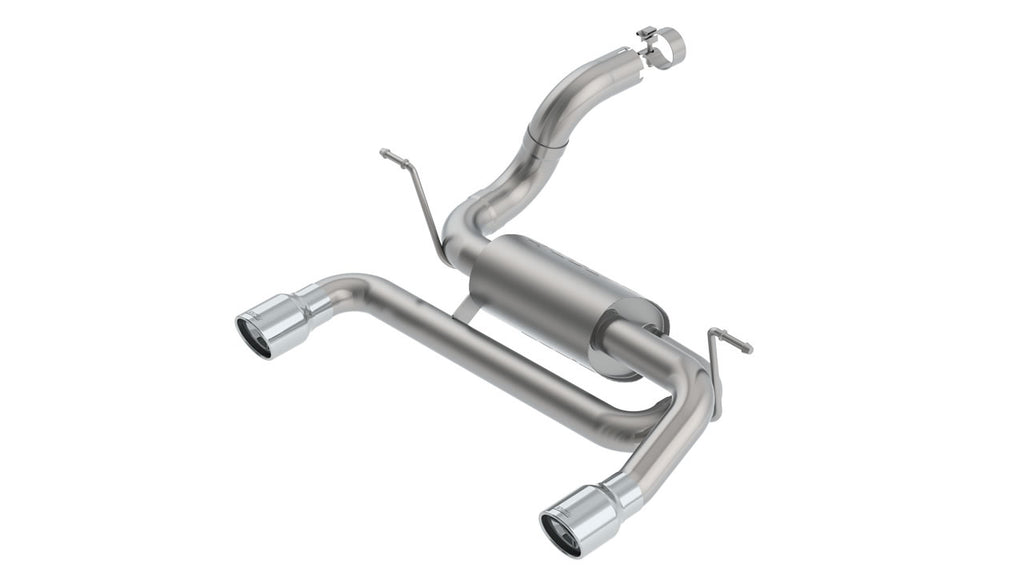 Borla 18-19 Jeep Wrangler JL/JLU 2.0L 4Cyl 2DR/4DR Axle Back Exhaust S-Type w/ 3.5in Tips Borla