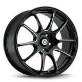 Konig Illusion 18x8 5x114.3 ET35 Black/Ball Cut Machine