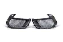 Load image into Gallery viewer, Anderson Composites 2021-2023 Ford Mustang Mach 1 Carbon Fiber Front Bumper Air Duct Bezels (Pair) - AC-ADB21FDMUM1