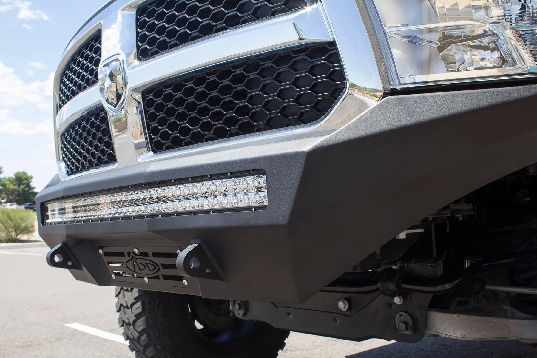 Addictive Desert Designs 2013-2018 Ram 1500 Stealth Fighter Front Bumper / Heritage - F501192770103 Addictive Desert Designs