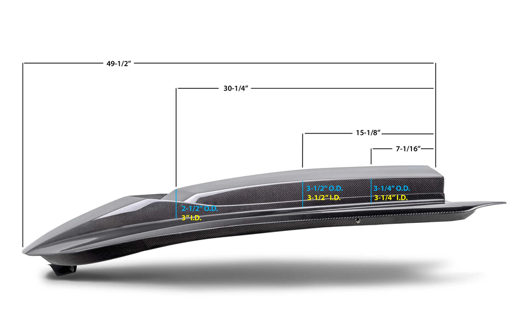 Anderson Composites 2016 - 2024 Camaro Type-AZ Double Sided Carbon Fiber Hood - AC-HD16CHCAM-AZ-DS