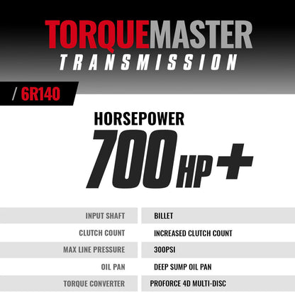 BD Diesel Torquemaster Ford 6r140 Transmission & Converter Package 6.7l Power Stroke 2011-2016 2wd/4wd - 1064504BM