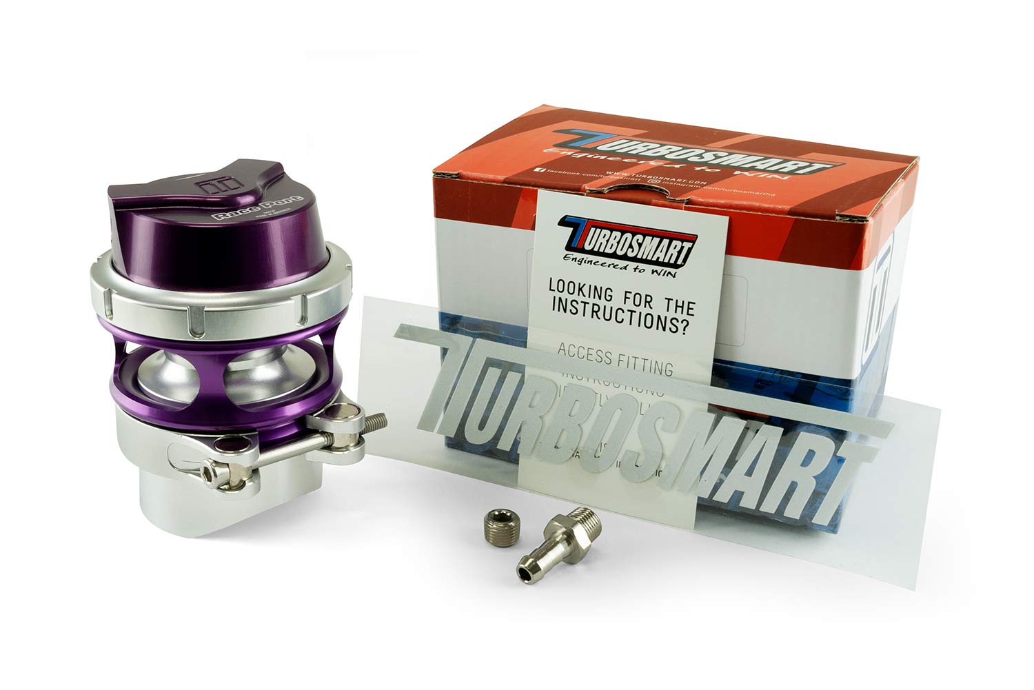 Turbosmart GenV RacePort Blow Off Valve (Purple) - TS-0204-1133 Turbosmart