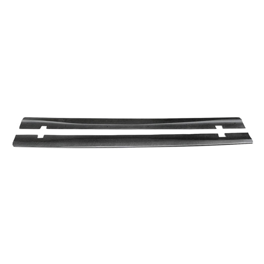 Anderson Composites 2020-2023 Dodge Charger Hellcat Widebody Carbon Fiber Rocker Panel Splitters - AC-SS20DGCR-MB