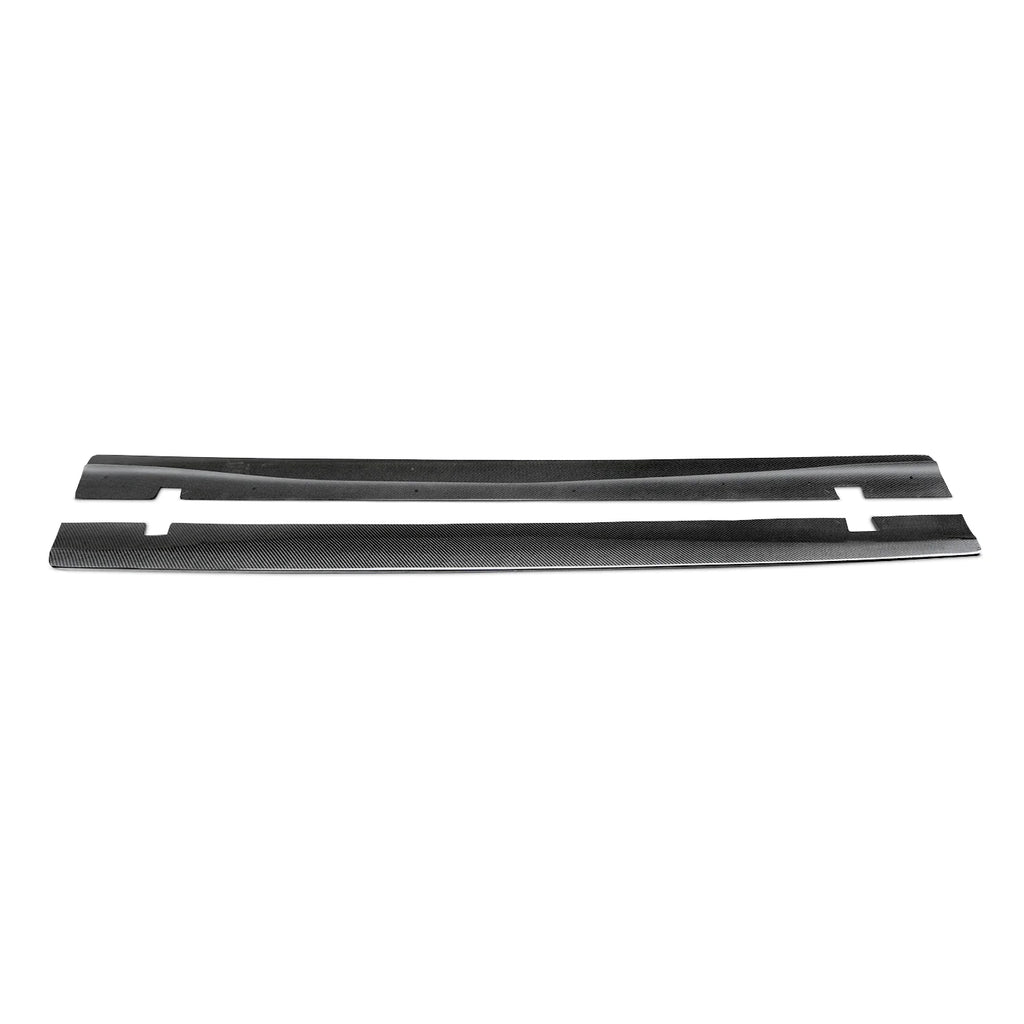 Anderson Composites 2020-2023 Dodge Charger Hellcat Widebody Carbon Fiber Rocker Panel Splitters - AC-SS20DGCR-MB