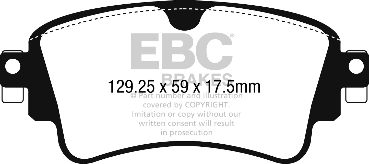 YellowStuff Rear Brake Pads - DP42254R EBC
