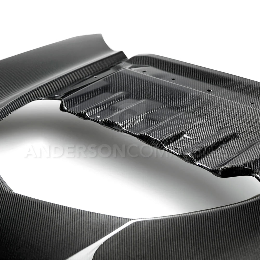 Anderson Composites 2017-2024 Camaro ZL1 1LE Double-sided Carbon Fiber Hood - AC-HD17CHCAMZL-OE-DS