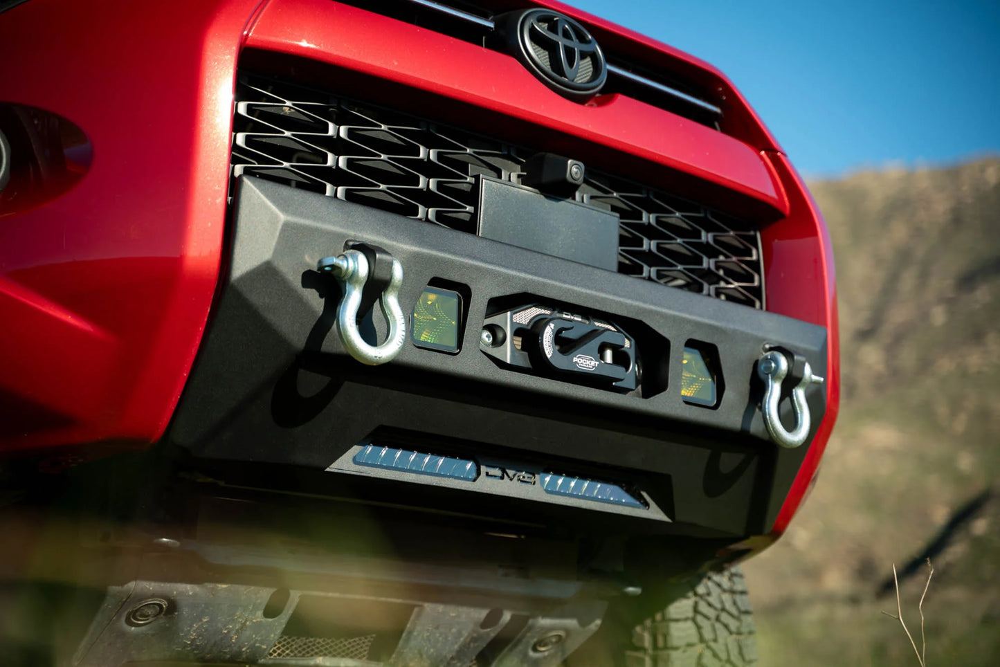 DV8 Offroad 14-24 Toyota 4Runner Centric Series Winch Front Bumper FBTF3-02